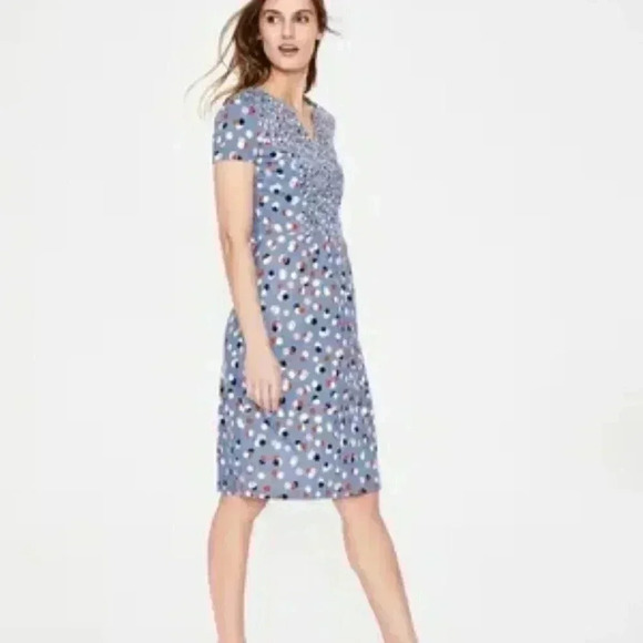 Boden Emory Jersey Dress 6R - Picture 2 of 14